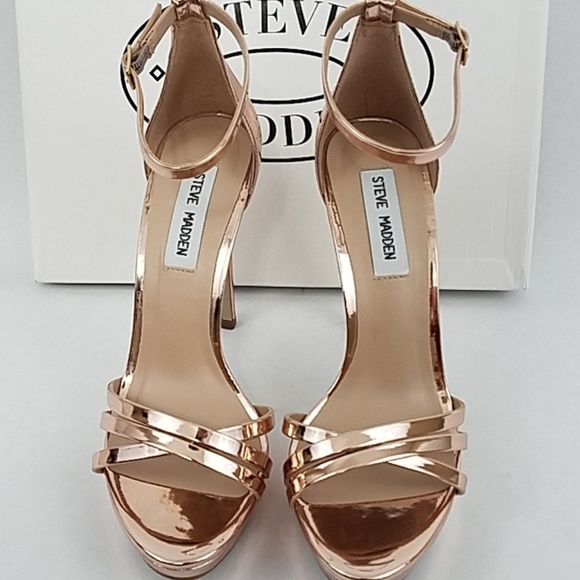Steve Madden Cassandra Rose Gold Heels 